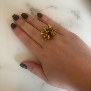 Adjustable sparkly cocktail ring 💍✨⭐️